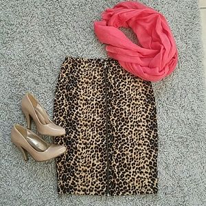 Animal Print Skirt
